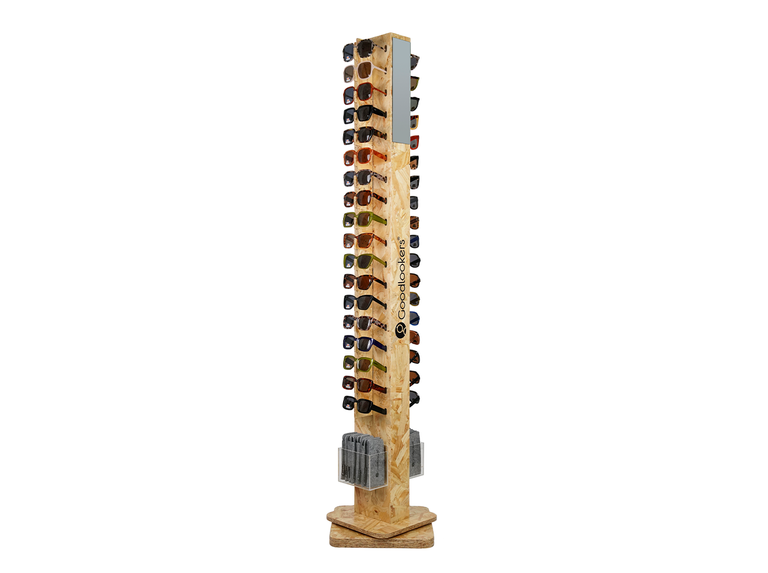 In-Store Narrow Floor Spinner Wood (36PCS)