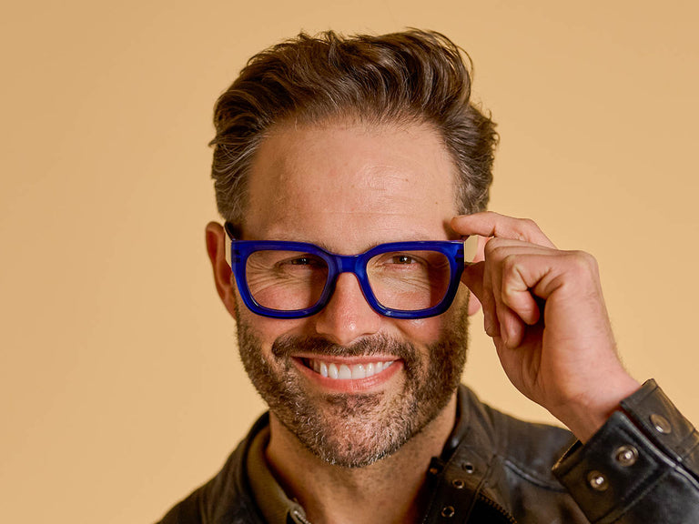 Reading Glasses 'Jordan' Blue