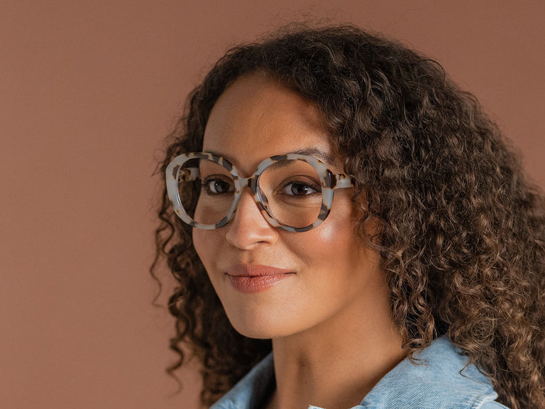 Reading Glasses 'Mila' White Tortoiseshell