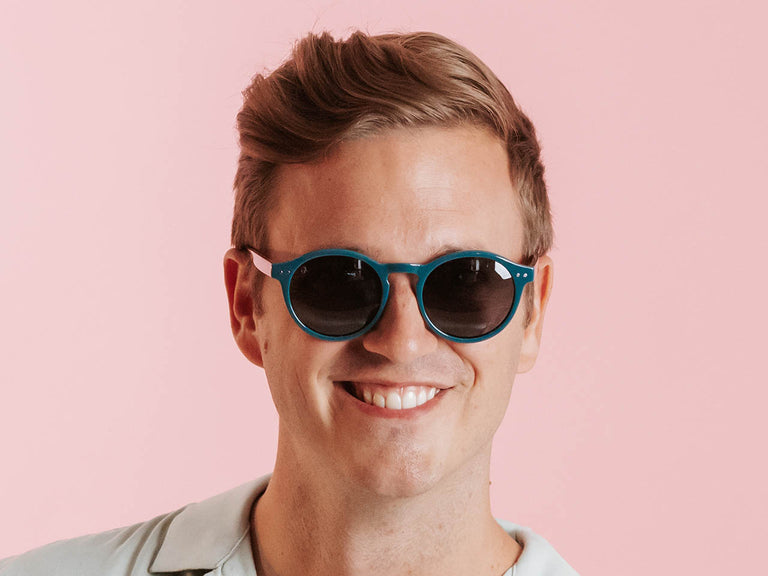 Sunglasses Polarised 'Robbie' Blue/Tortoiseshell