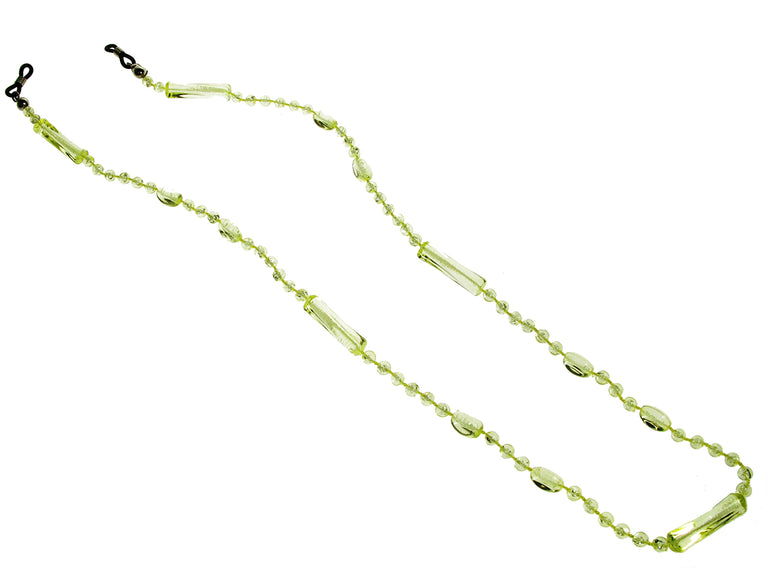 Glasses Chain 'Translucent Bead' Yellow