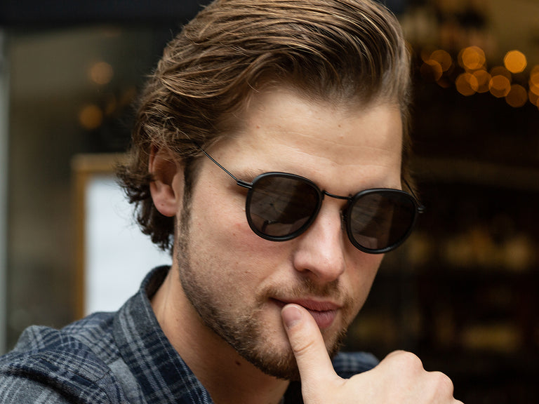 Sunglasses Polarised 'Riley' Matt Black