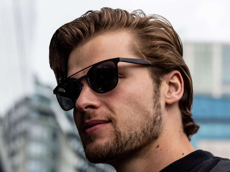 Sunglasses Polarised 'Longbeach' Gun Metal