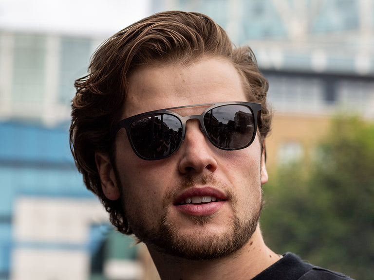 Sunglasses Polarised 'Longbeach' Gun Metal