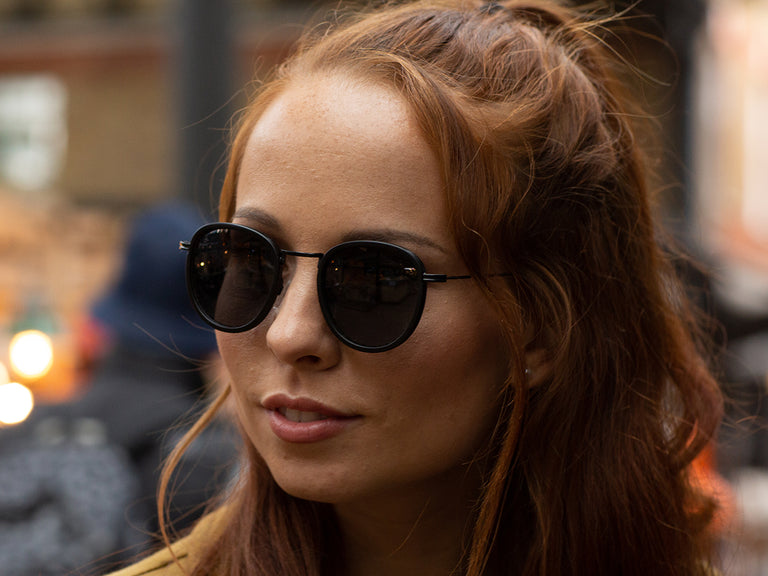 Sunglasses Polarised 'Riley' Matt Black