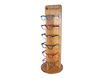 Natural Bamboo Glasses Stand (6pc)