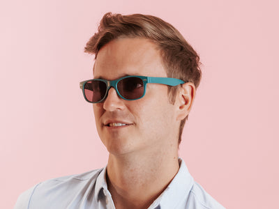 Reading Sunglasses 'Billi' Matt Turquoise