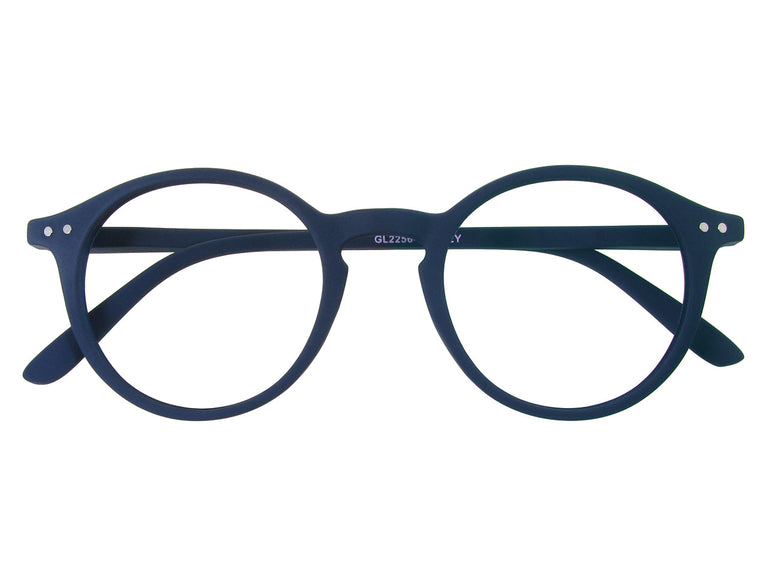Blue Light Zero Glasses 'Sydney' Navy Blue