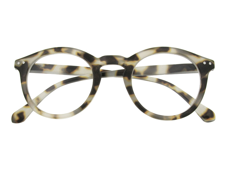 Reading Glasses 'Embankment' White Tortoiseshell