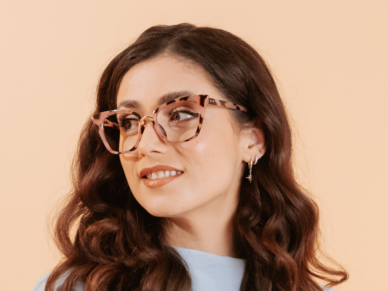 Reading Glasses 'Penelope' Pink Tortoiseshell