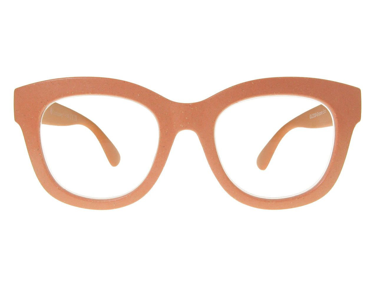 Eco-Wheat Reading Glasses 'Encore' Orange