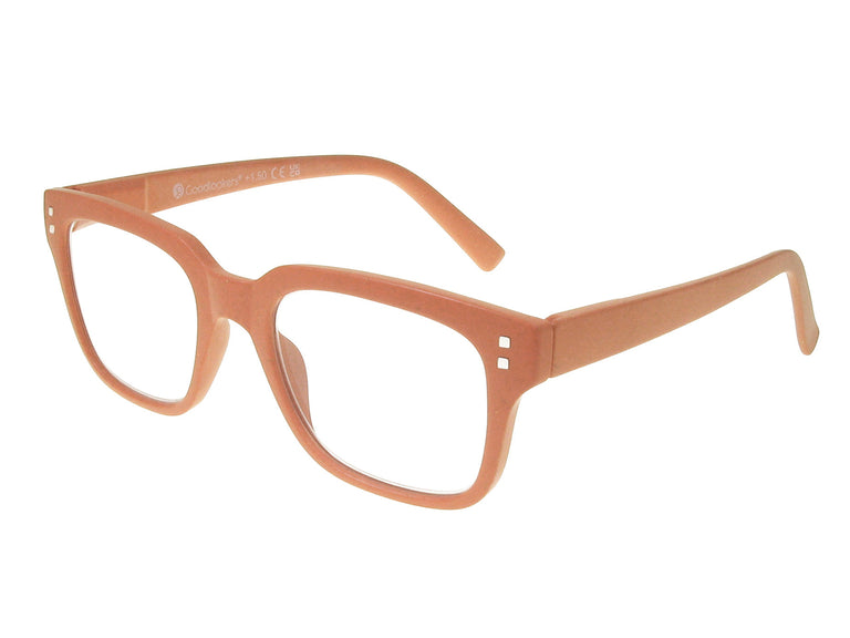 Eco-Wheat Reading Glasses 'Weybridge' Orange