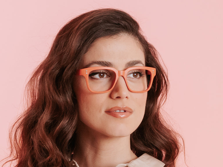 Eco-Wheat Reading Glasses 'Weybridge' Orange