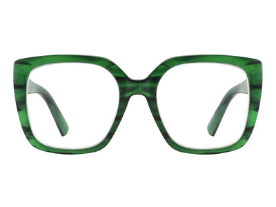 Reading Glasses 'Deirdre' Green Marble