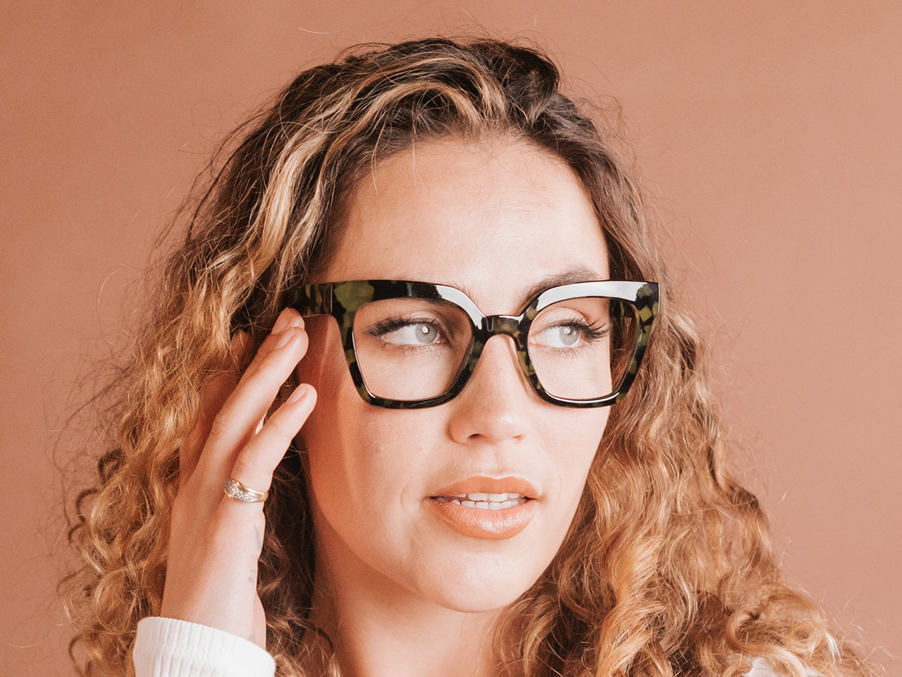 Reading Glasses 'Jaye' Green Tortoiseshell