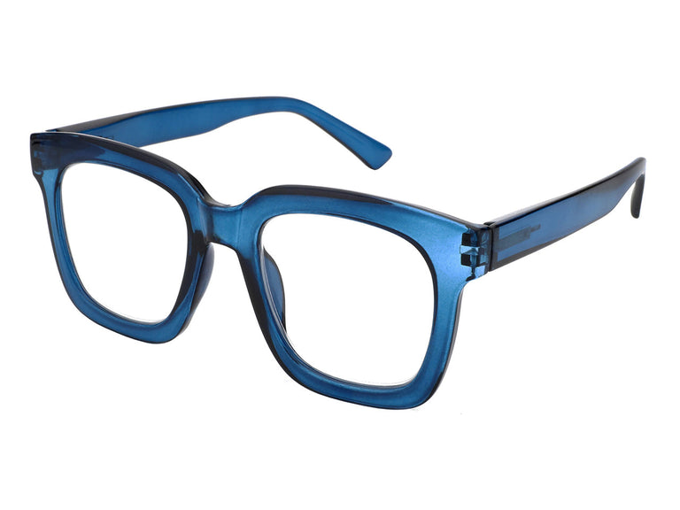 Blue Light Zero Glasses 'Jamie' Blue