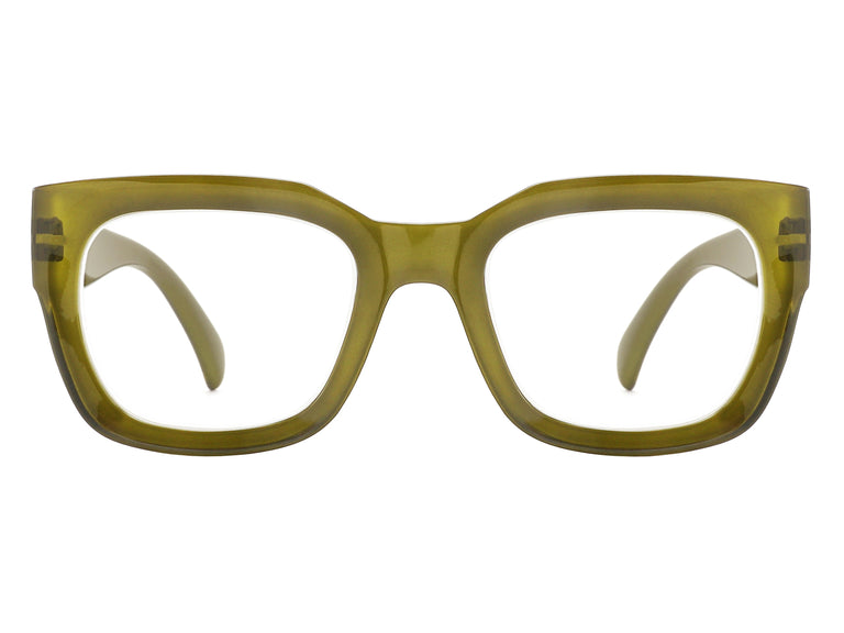 Blue Light Zero Glasses 'Jordan' Olive