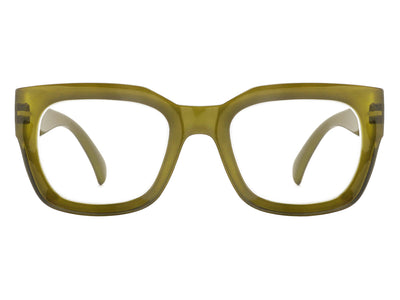 Blue Light Zero Glasses 'Jordan' Olive