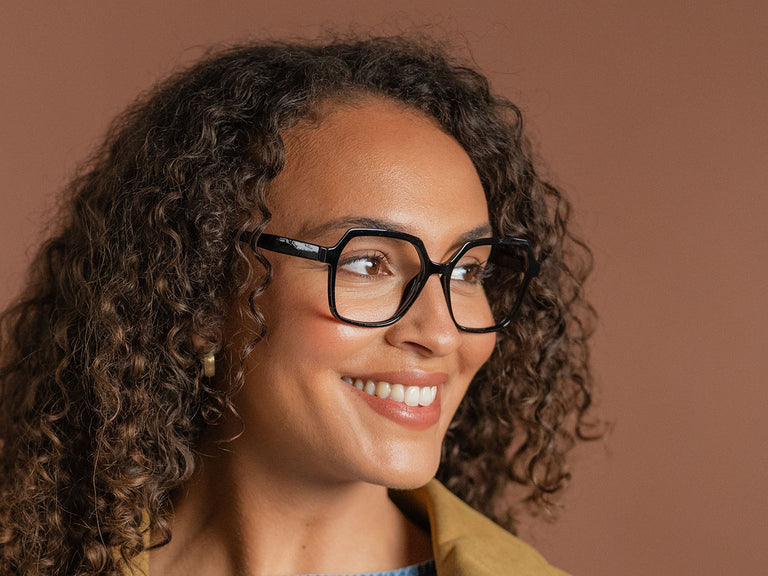 Reading Glasses 'Athena' Black