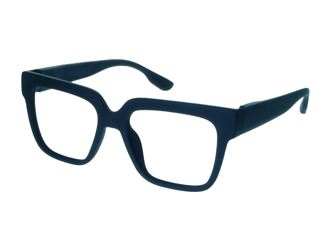 Blue Light Zero Glasses 'Blake' Matt Blue