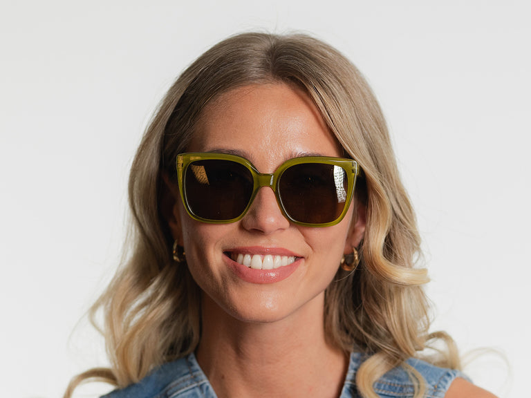 Sunglasses Polarised 'Maddie' Olive