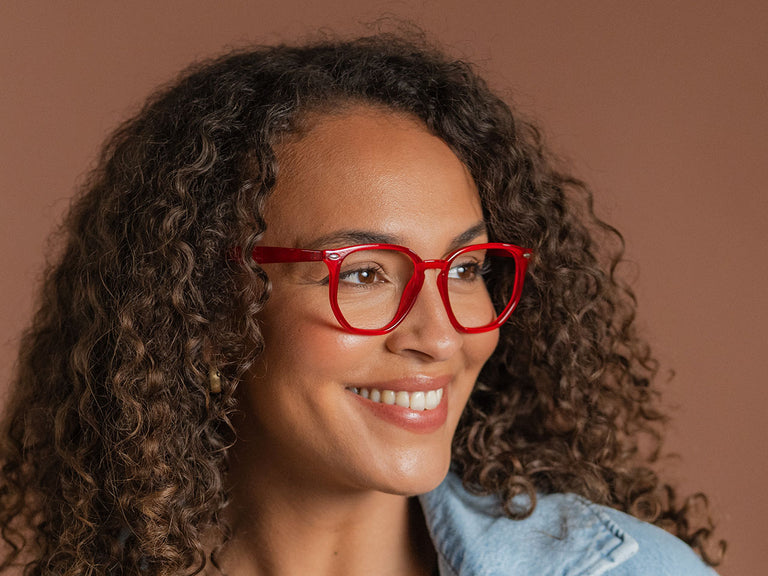 Reading Glasses 'Kai' Red