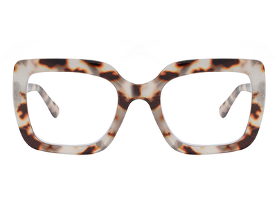 Reading Glasses 'Charli' White Tortoiseshell