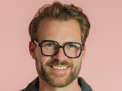 Reading Glasses 'Adrienne' Matt Black