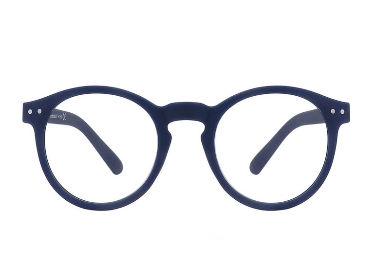 Blue Light Zero Glasses 'Sydney Big' Navy Blue