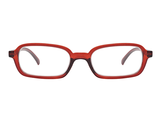 Reading Glasses 'Rae' Red