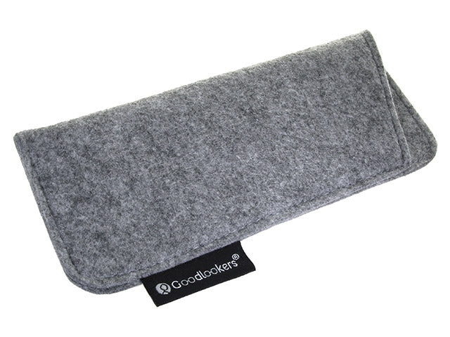 Grey Felt Reading Glasses Pouch