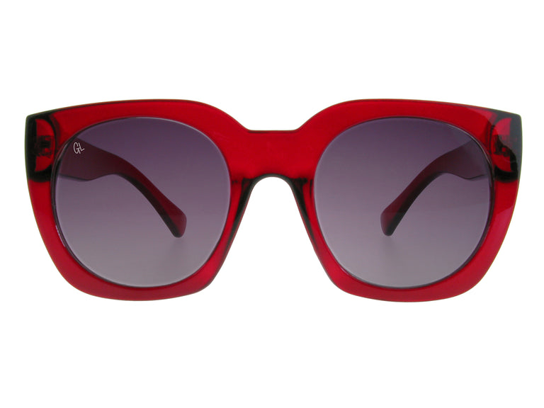 Sunglasses Polarised 'Riviera' Red