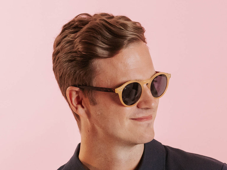 Sunglasses Polarised 'Robbie' Mustard/Tortoiseshell