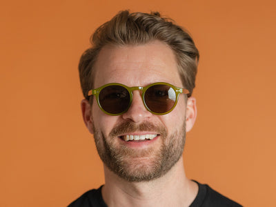 Sunglasses Polarised 'Robbie' Olive/Tortoiseshell