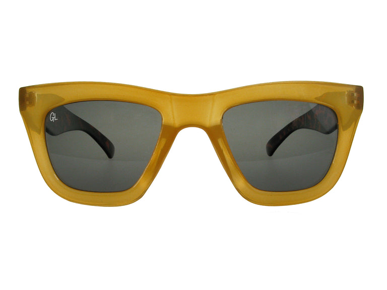 Sunglasses Polarised 'Mabel' Mustard/Tortoiseshell