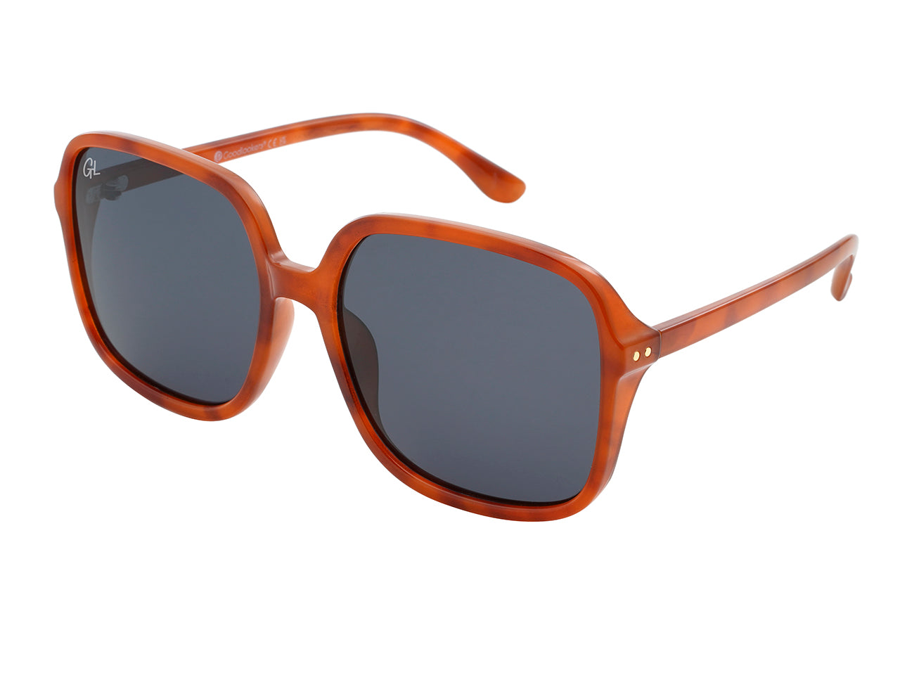 Sunglasses Polarised 'Charlotte' Dark Honey