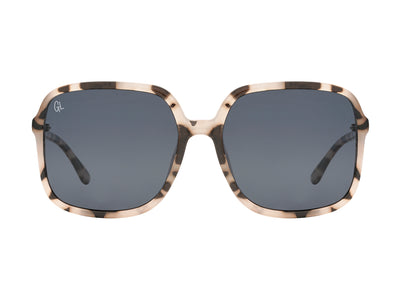 Sunglasses Polarised 'Charlotte' White Tortoiseshell