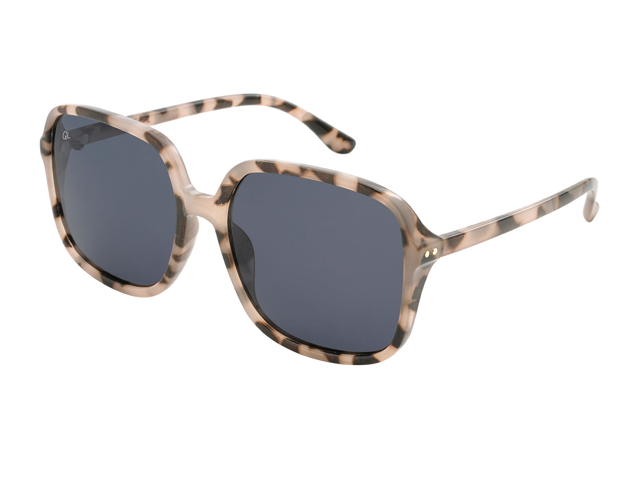 Sunglasses Polarised 'Charlotte' White Tortoiseshell