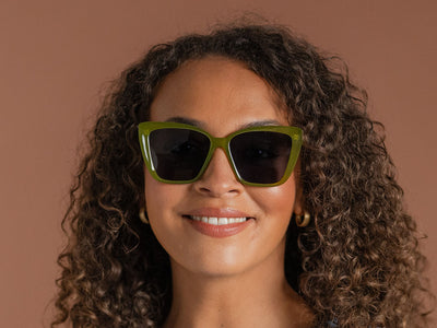 Sunglasses Polarised 'Vivienne' Olive