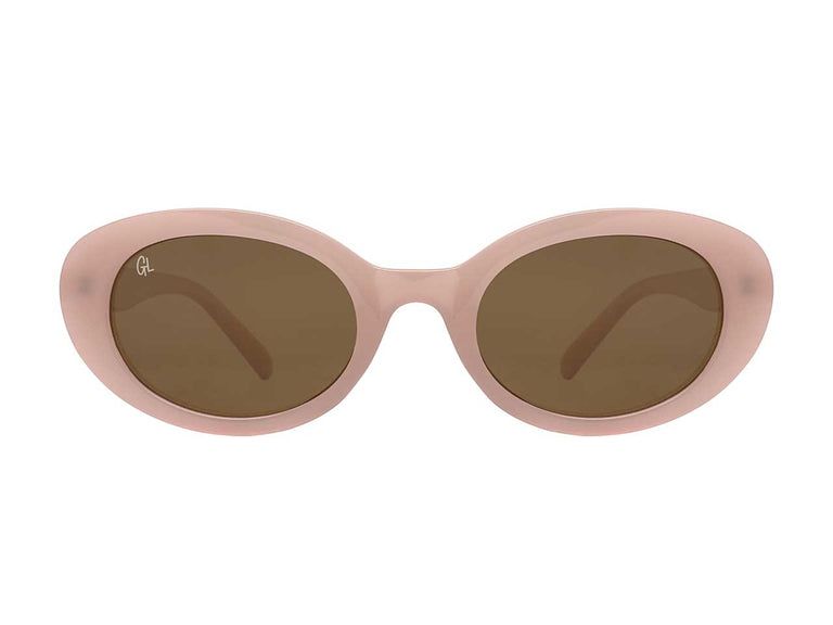 Sunglasses Polarised 'Hepburn' Blush Pink