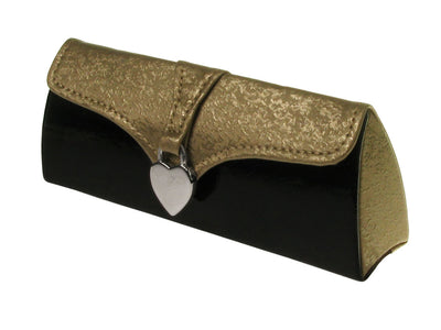 Glasses Case 'Silver Heart' Gold