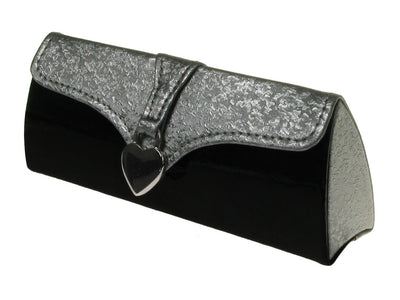 Glasses Case 'Silver Heart' Silver