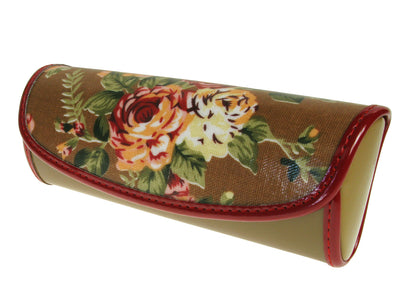 Glasses Case 'Vintage Rose' Brown