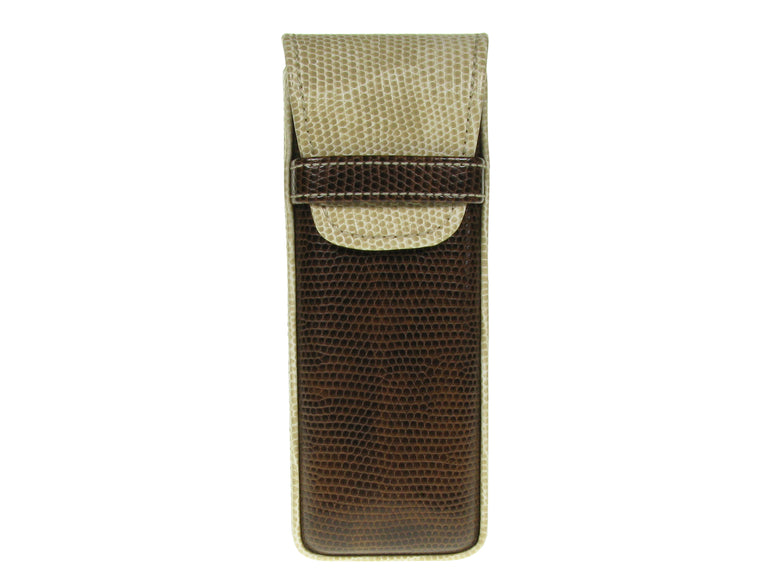 Glasses Case 'Gents Two-Tone' Brown/Cream