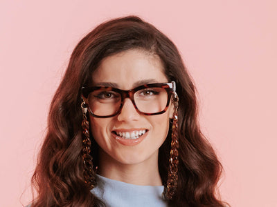 Glasses Chain 'Flat Chunky' Tortoiseshell