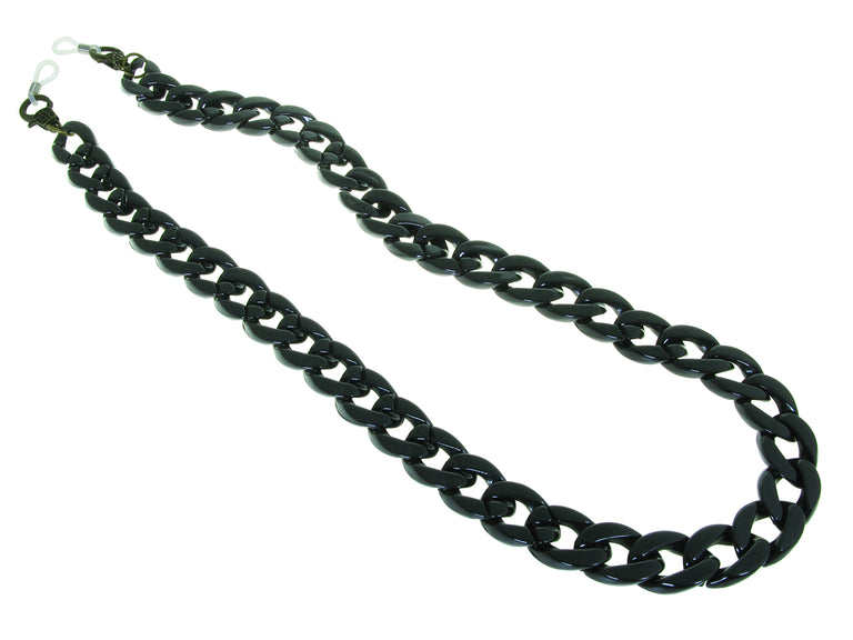 Glasses Chain 'Flat Chunky' Black