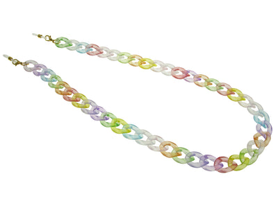 Glasses Chain 'Flat Chunky' Pastel Dream