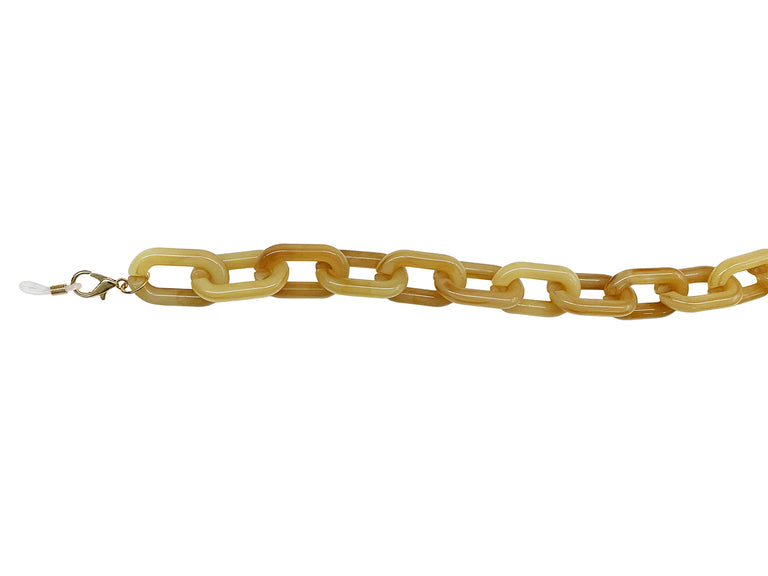 Glasses Chain 'Chunky Oval' Honey