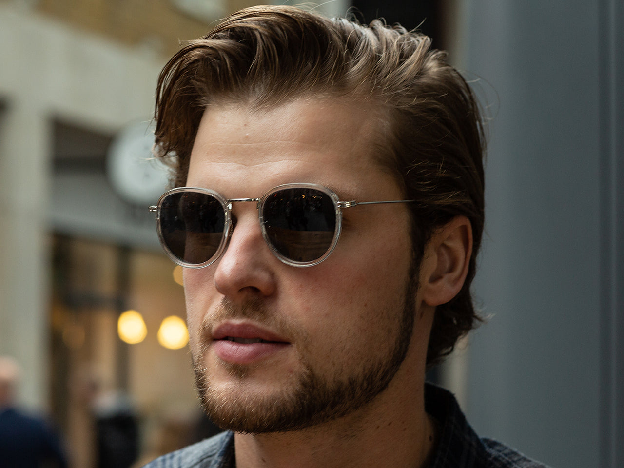 Sunglasses Polarised 'Riley' Transparent