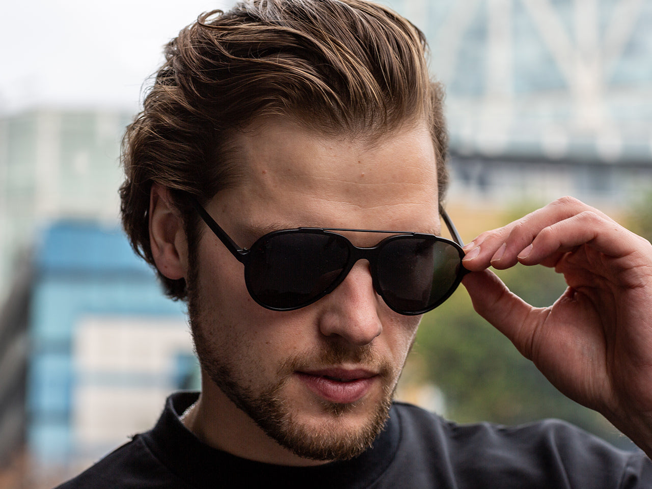 Sunglasses Polarised 'Cruise' Matt Black